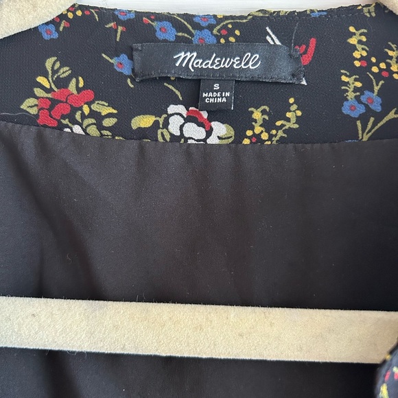 Madewell Finch Floral Wrap Dress - Picture 7 of 7